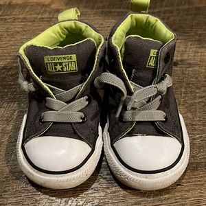 Converse All Stars gray and green